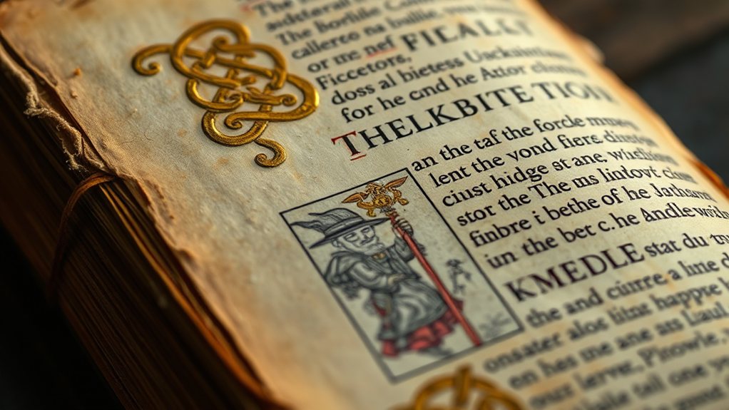 merlin manuscript discovered bookbinding
