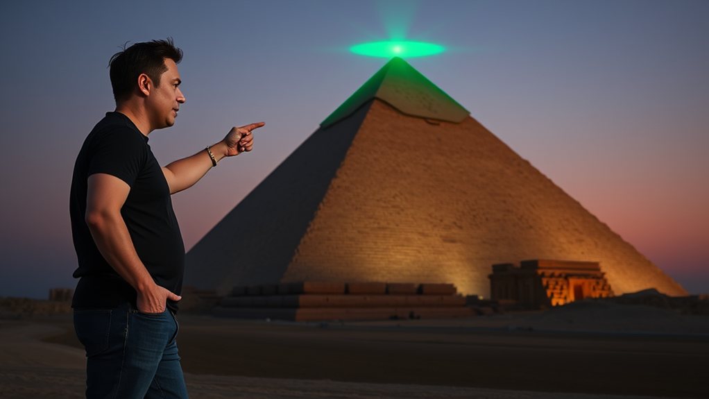 musk discusses pyramid origins